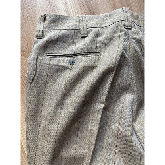 Vtg Levi’s Sta-Prest Slacks Young Men’s 1960s 1970s Talon Pinstripe USA 34 X 29